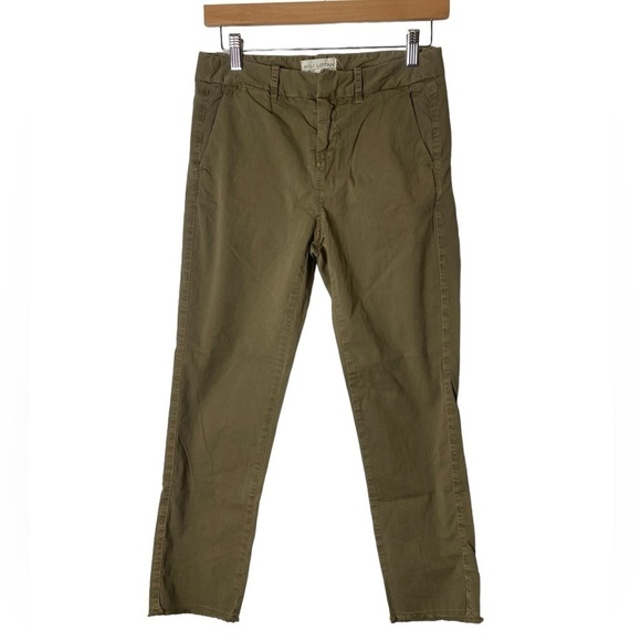 NILI LOTAN
High-Rise Straight Leg Distress Hem Pants 0 - Picture 1 of 5